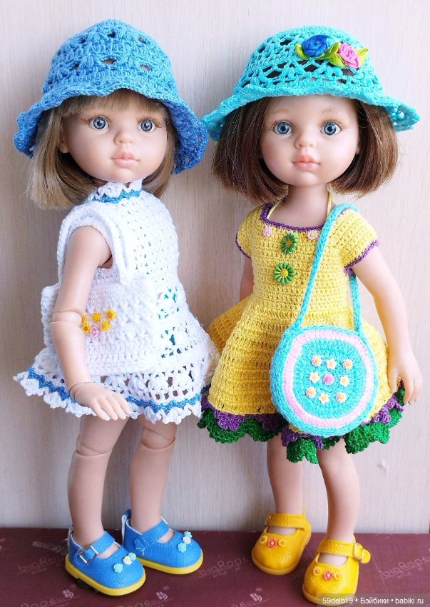 Итоги уходящего 2024 г.: наряды для паолочек крючком