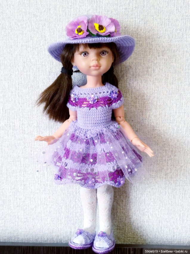 Итоги уходящего 2024 г.: наряды для паолочек крючком