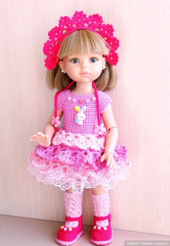 Итоги уходящего 2024 г.: наряды для паолочек крючком (фото 8)