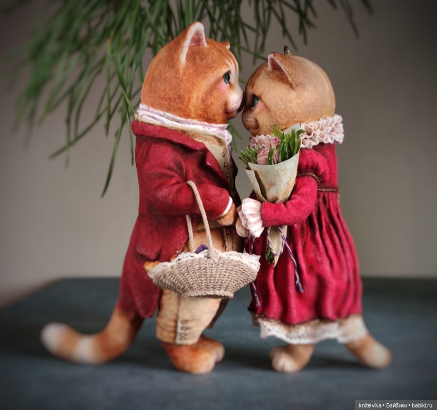 Романтические истории — Ватные игрушки на елку: ретро (фото 2)