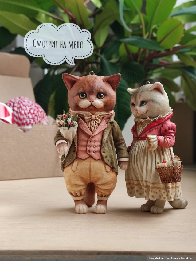 Романтические истории — Ватные игрушки на елку: ретро (фото 4)