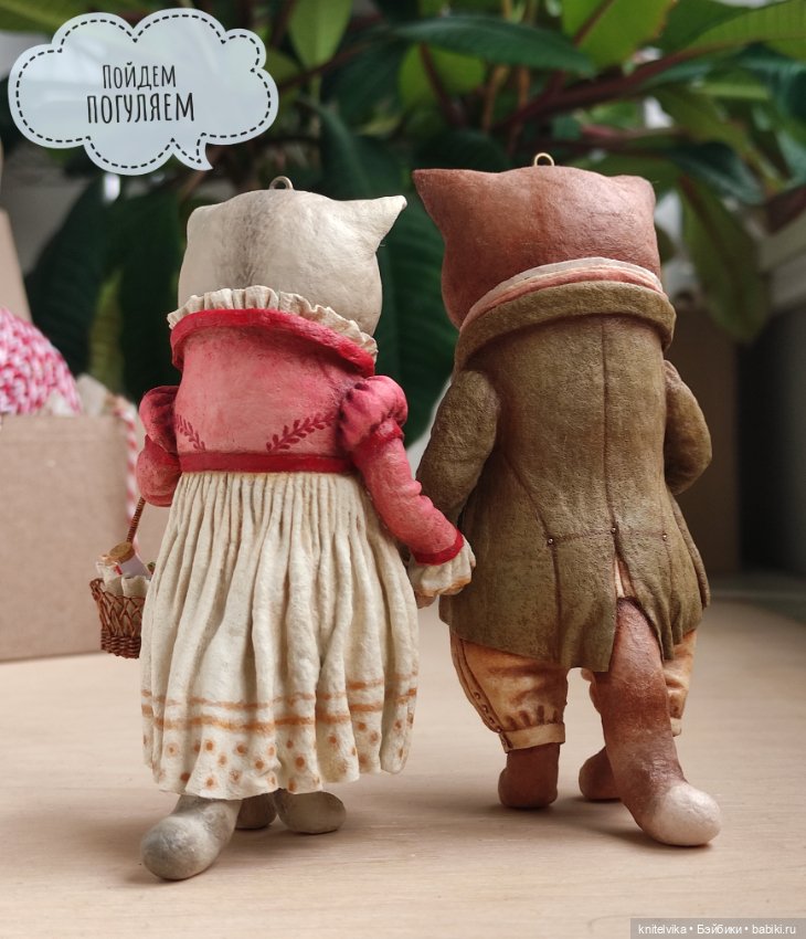 Романтические истории — Ватные игрушки на елку: ретро (фото 6)