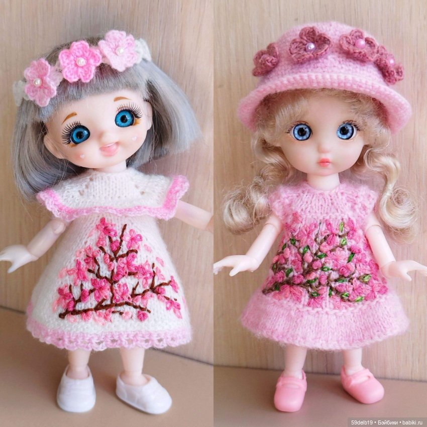 Итоги 2024 г: куклы бабольки и их нарядики