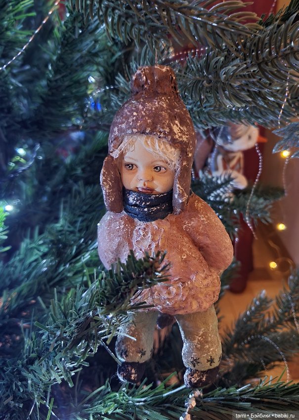 Авторские игрушки на нашей елке