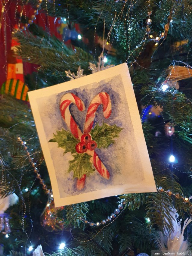 Авторские игрушки на нашей елке