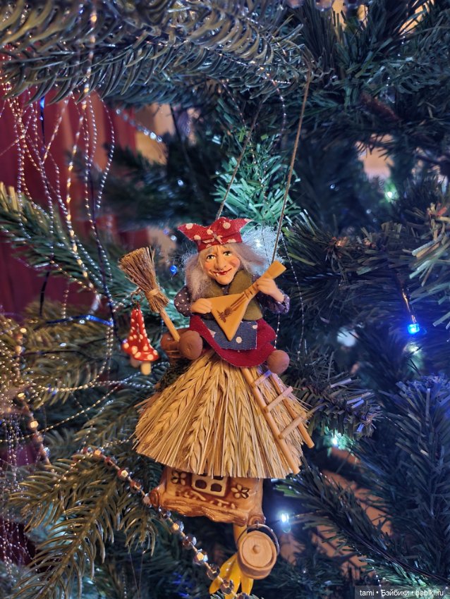 Авторские игрушки на нашей елке