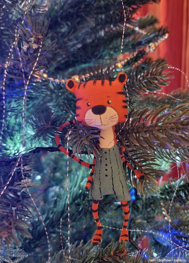 Авторские игрушки на нашей елке