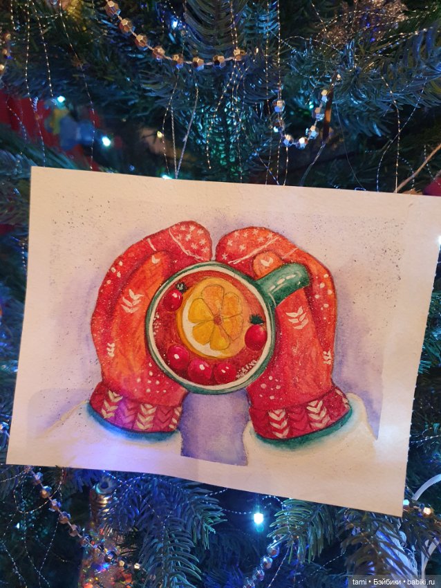Авторские игрушки на нашей елке