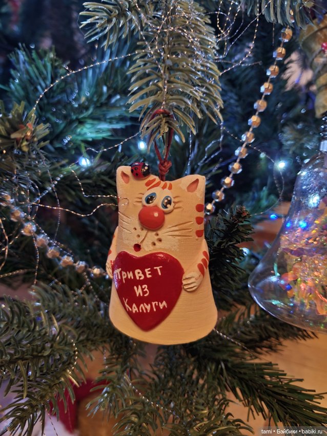 Авторские игрушки на нашей елке