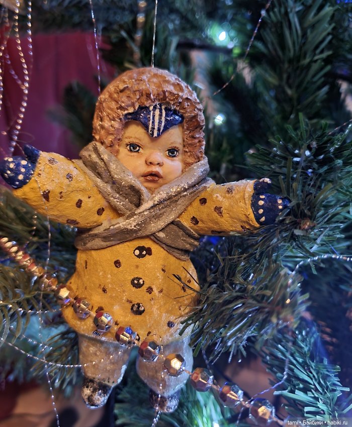 Авторские игрушки на нашей елке