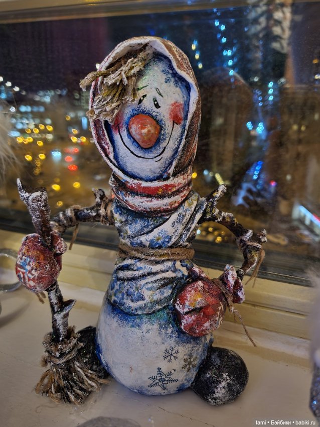 Авторские игрушки на нашей елке