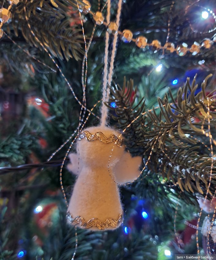 Авторские игрушки на нашей елке