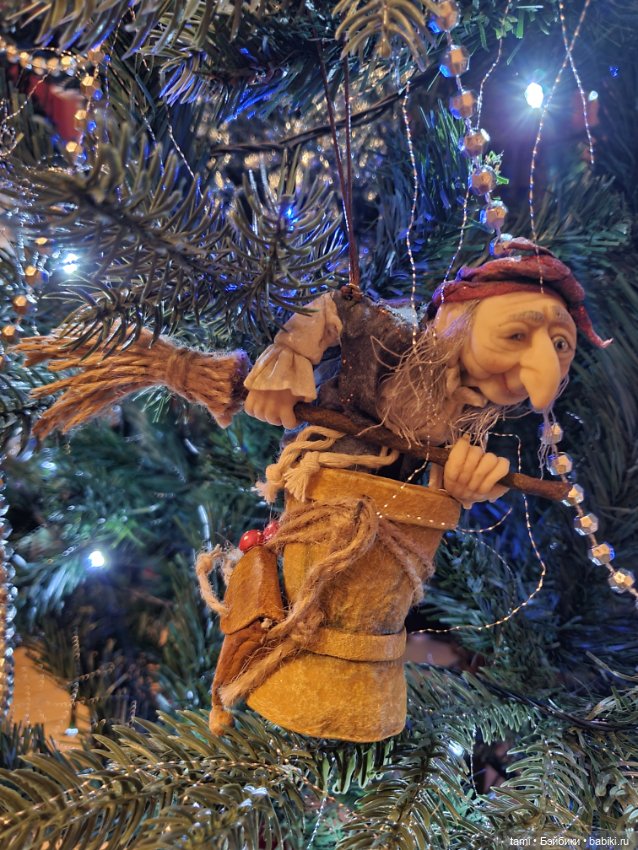 Авторские игрушки на нашей елке