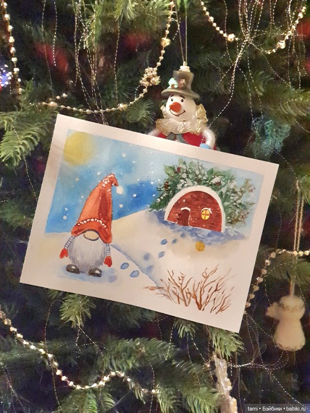 Авторские игрушки на нашей елке