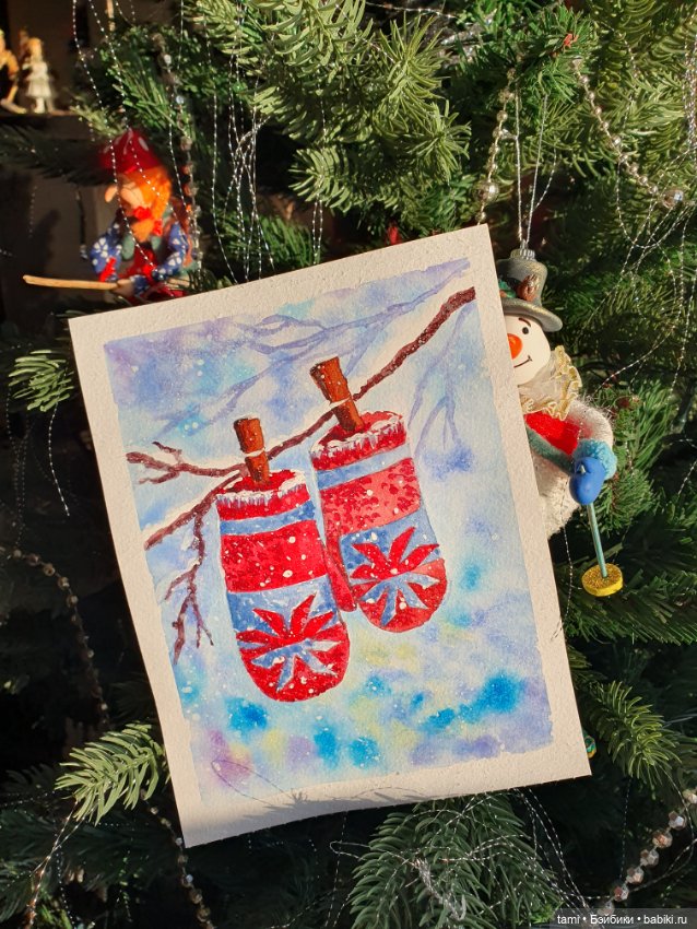 Авторские игрушки на нашей елке