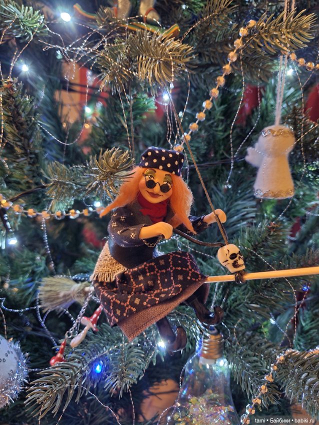 Авторские игрушки на нашей елке