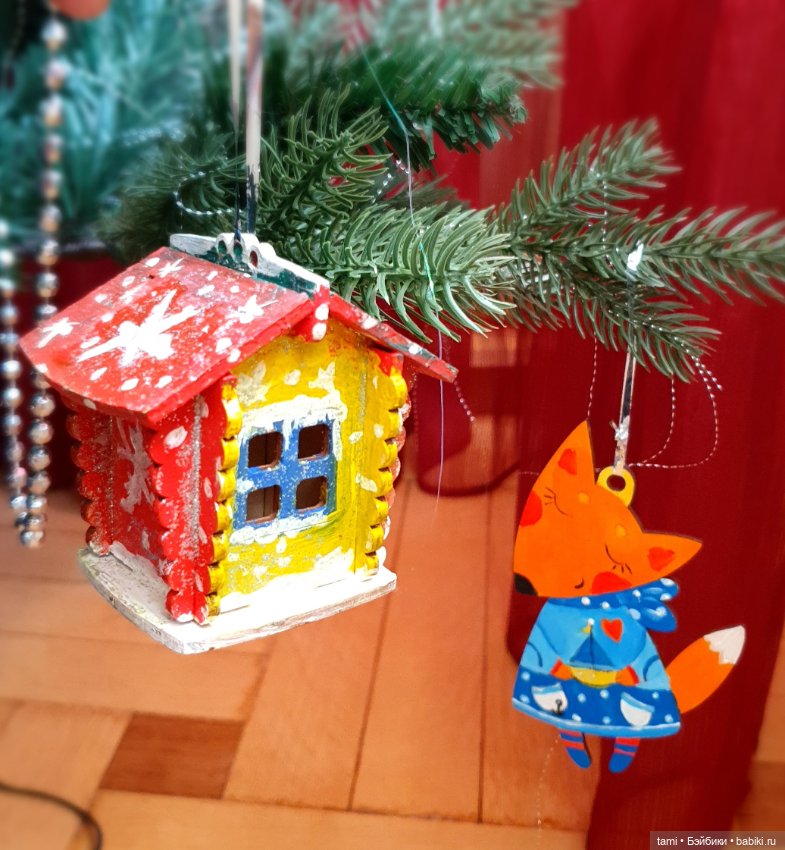 Авторские игрушки на нашей елке