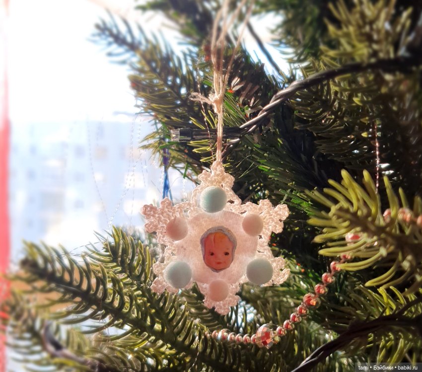 Авторские игрушки на нашей елке
