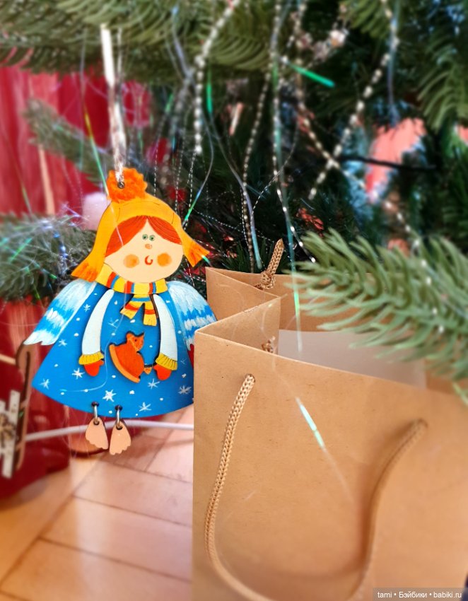 Авторские игрушки на нашей елке