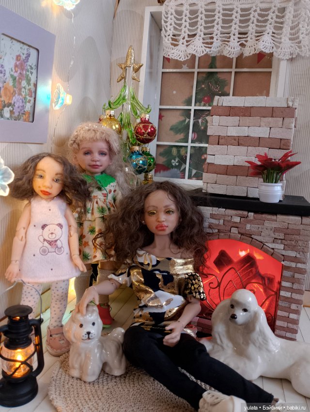 У елочки — Домашние фото авторских кукол: личные коллекции (фото 3)