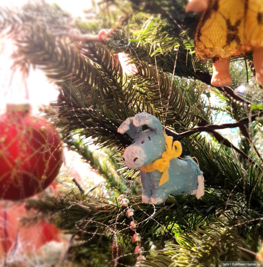 Авторские игрушки на нашей елке