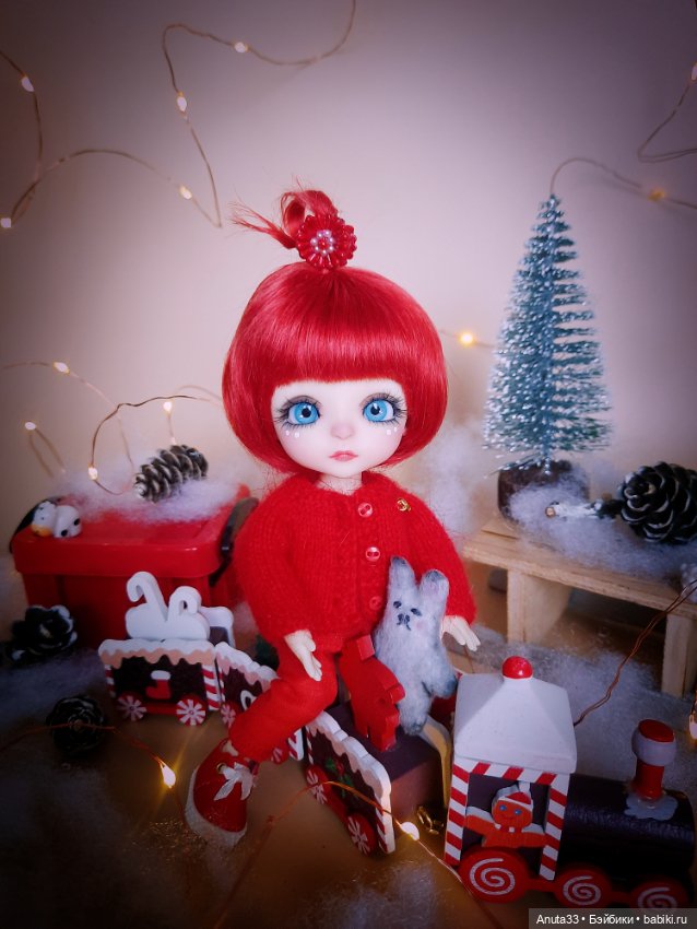 Ягодка, новогоднее)) — Куклы Latidoll (Лати): BJD (БЖД) (фото 2)