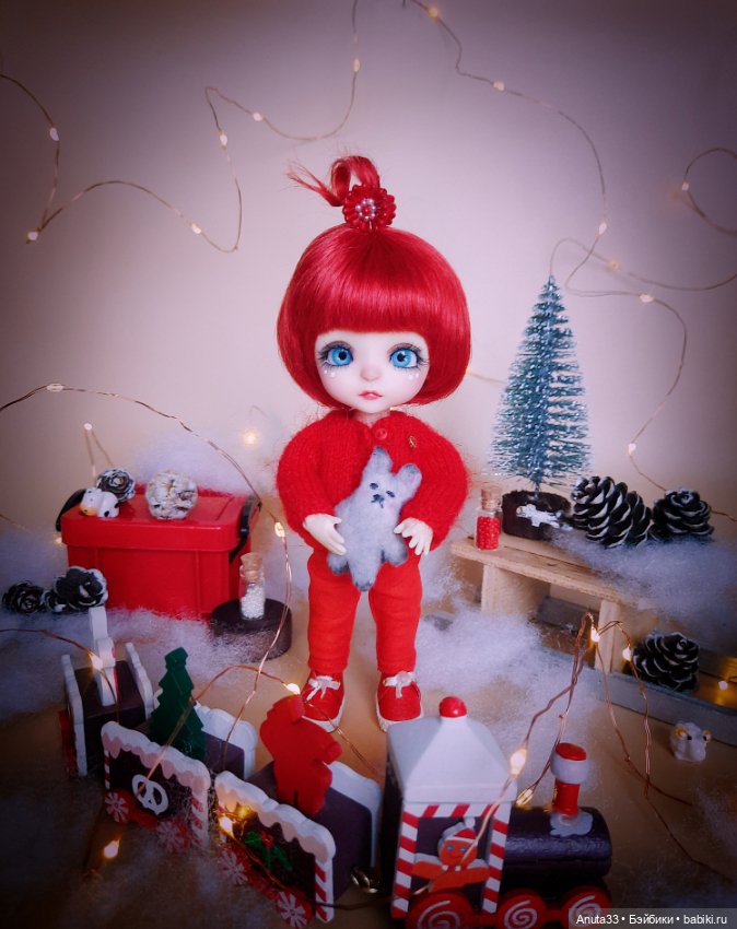 Ягодка, новогоднее)) — Куклы Latidoll (Лати): BJD (БЖД) (фото 4)