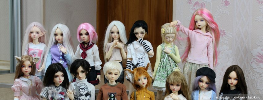 Всех с Новым 2025 годом — Коллекции кукол BJD (БЖД): фото витрин (фото 2)