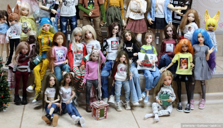 Всех с Новым 2025 годом — Коллекции кукол BJD (БЖД): фото витрин (фото 3)