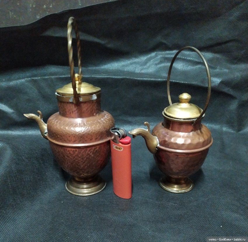 Медные аксессуары кукольной комнаты (фото 2)