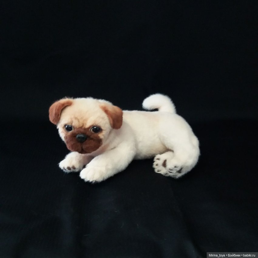 Мопсик — Авторские мишки Тедди и друзья: фото (фото 4)