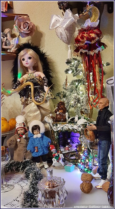 Как я 2025 Год встречала со своими куклами и сыном (фото 5)