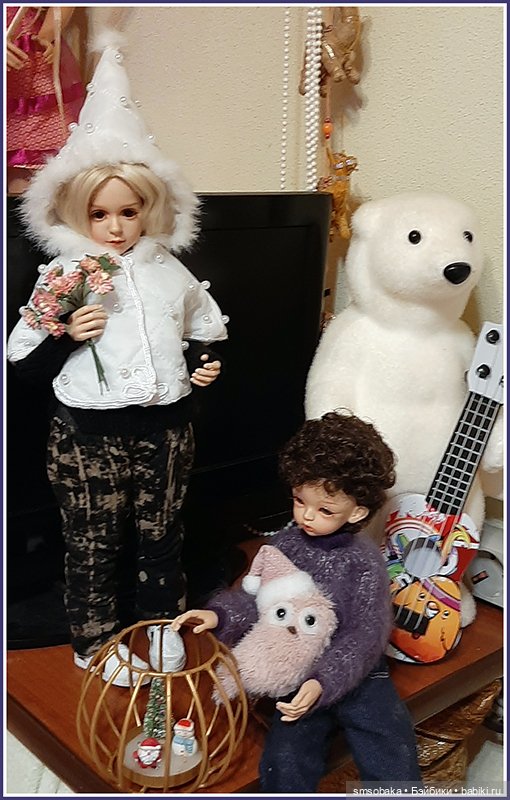Как я 2025 Год встречала со своими куклами и сыном