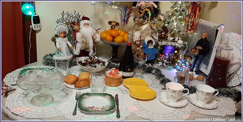 Как я 2025 Год встречала со своими куклами и сыном