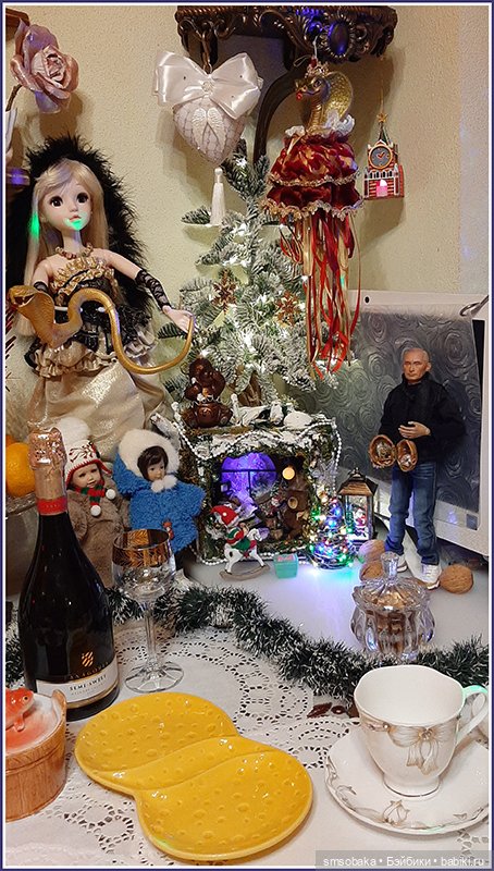 Как я 2025 Год встречала со своими куклами и сыном (фото 4)