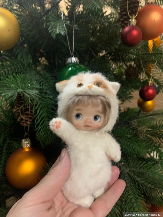 Новогодний котик🎄✨ — Домашние фото авторских кукол: личные коллекции (фото 4)