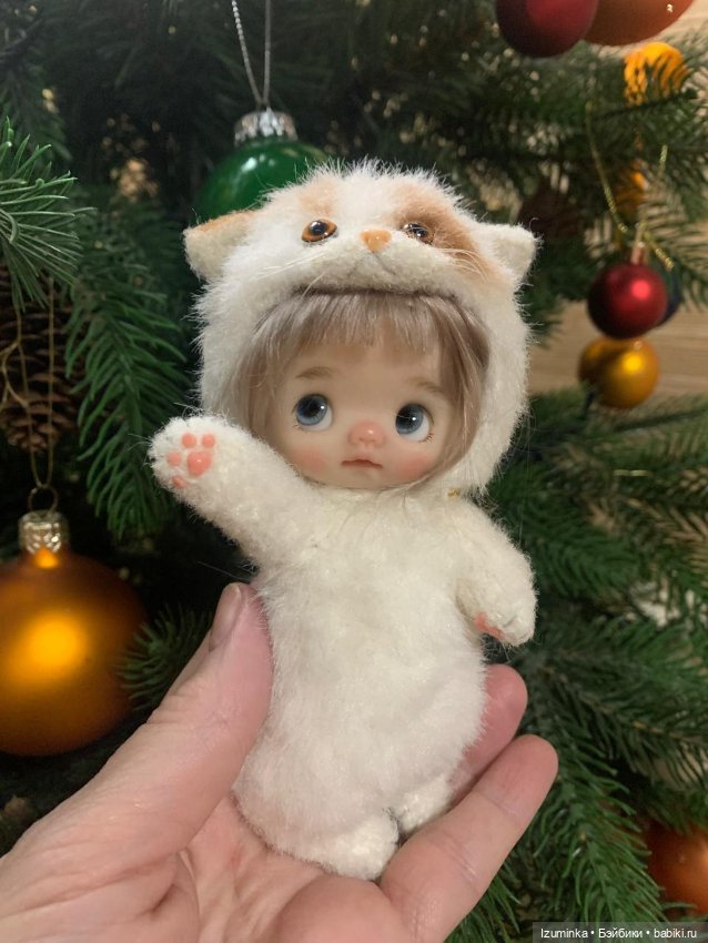 Новогодний котик🎄✨ — Домашние фото авторских кукол: личные коллекции (фото 5)