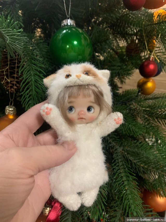 Новогодний котик🎄✨ — Домашние фото авторских кукол: личные коллекции (фото 2)