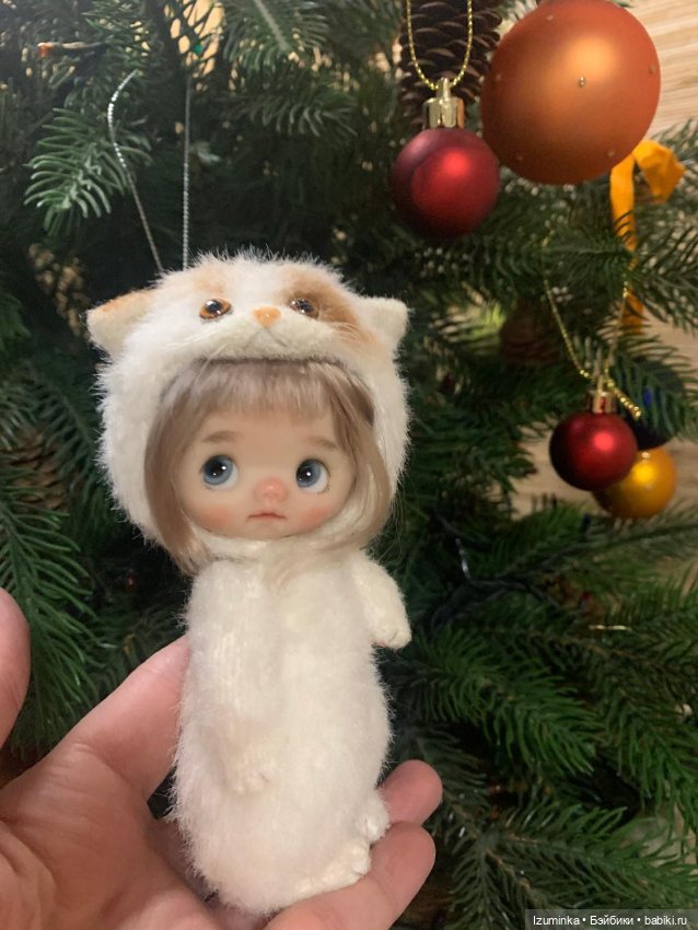 Новогодний котик🎄✨ — Домашние фото авторских кукол: личные коллекции