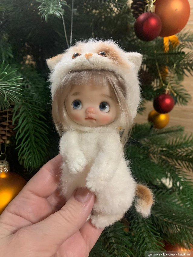 Новогодний котик🎄✨ — Домашние фото авторских кукол: личные коллекции (фото 3)
