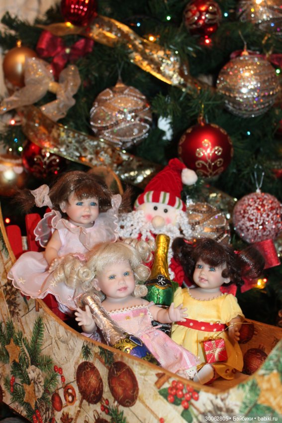 Клубные мини адорочки под елочкой