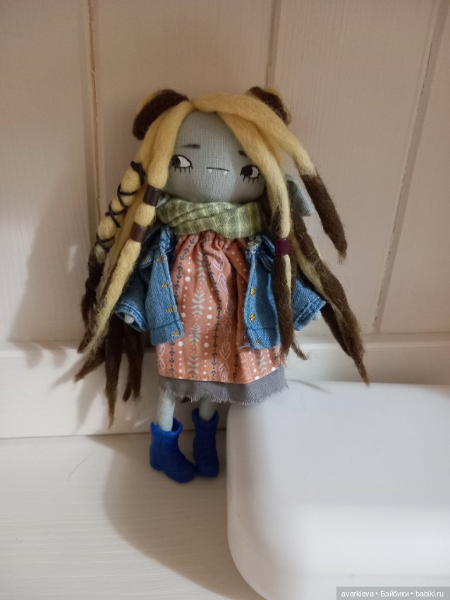 Линда. Сама себе на уме — Авторские текстильные куклы: Вальдорфские (фото 6)