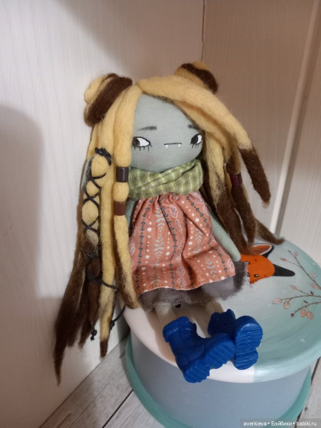 Линда. Сама себе на уме — Авторские текстильные куклы: Вальдорфские (фото 2)