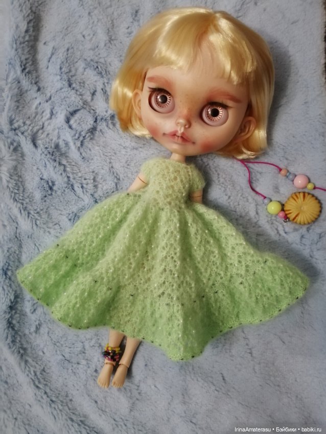 💚🌸Платье "ВЕСНА"🌸💚 — Одежда и обувь для кукол своими руками: фото