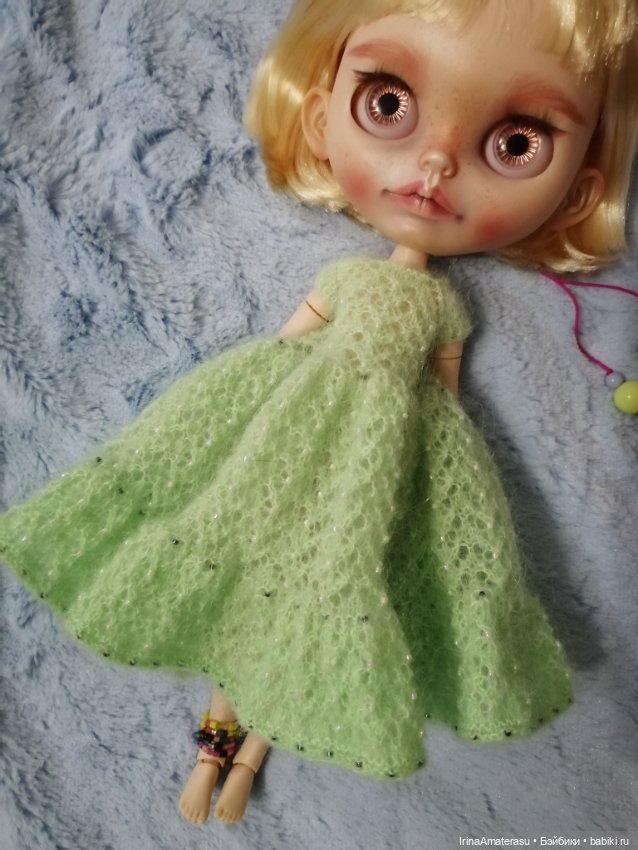 💚🌸Платье "ВЕСНА"🌸💚 — Одежда и обувь для кукол своими руками: фото (фото 2)