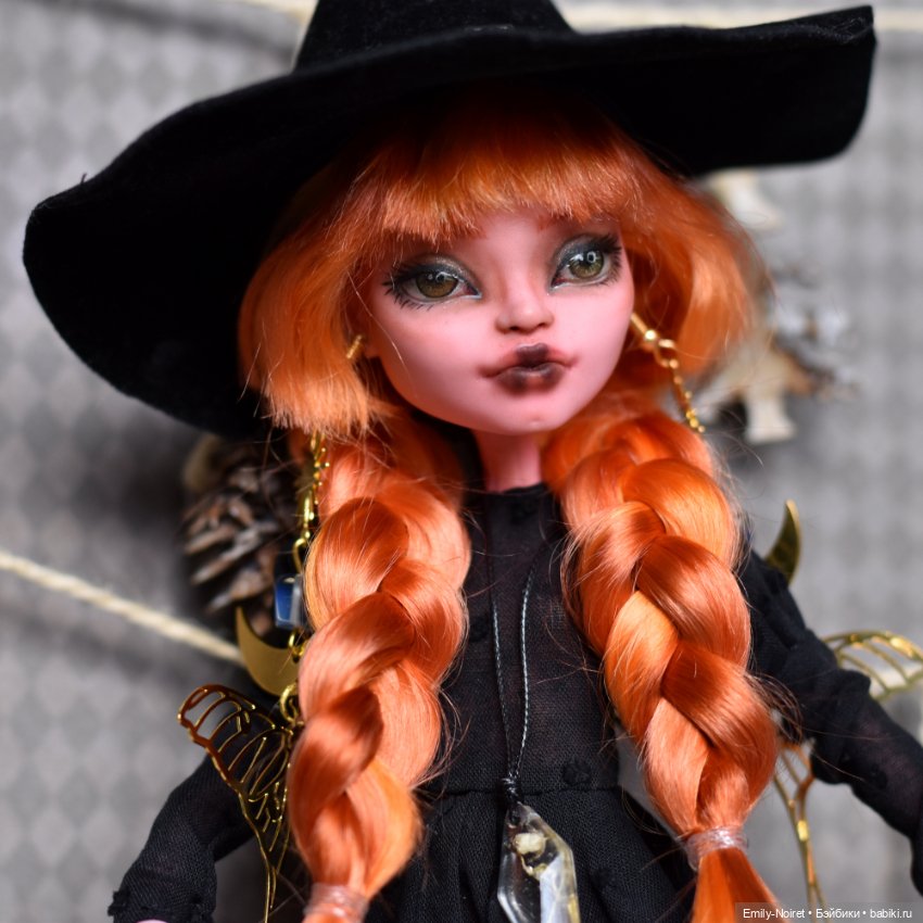 Рыжая колдунья — ООАК Monster High и Ever After High: репейнт (фото 3)