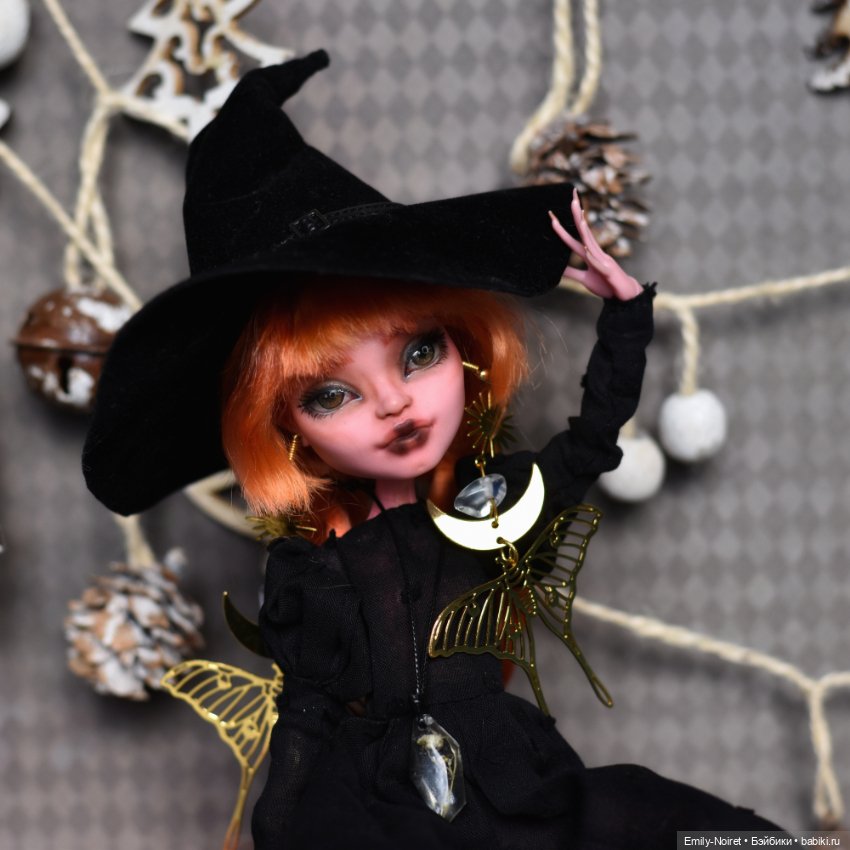 Рыжая колдунья — ООАК Monster High и Ever After High: репейнт (фото 6)