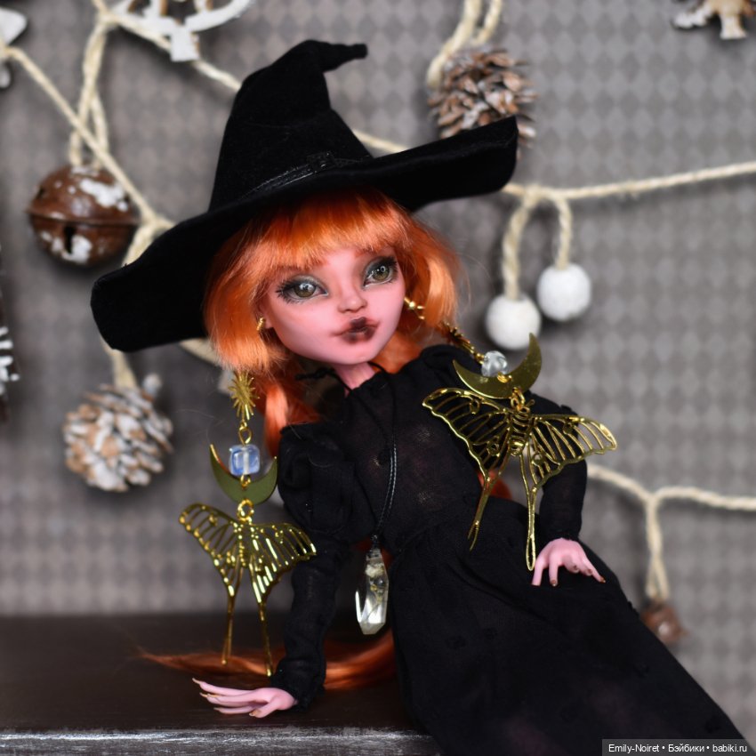 Рыжая колдунья — ООАК Monster High и Ever After High: репейнт (фото 4)