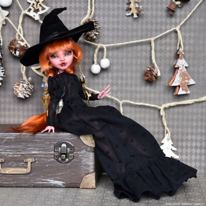 Рыжая колдунья — ООАК Monster High и Ever After High: репейнт (фото 5)