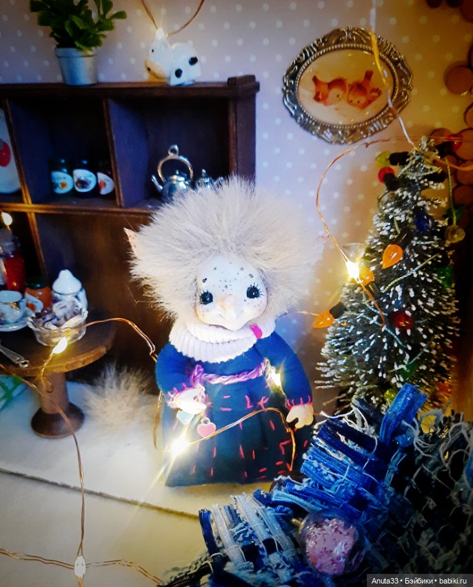 Аука, новогоднее)) — Домашние фото авторских кукол: личные коллекции